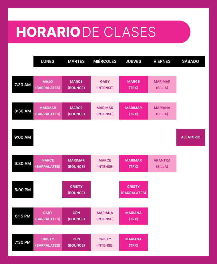 horario